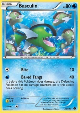 Carta pokemon Basculin (NXD 30)-DESTINI FUTURI-U - lingua ITA-condizione EX