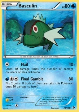Carta pokemon Basculin (EPO 24)-NUOVE FORZE-C - lingua ITA-condizione EX