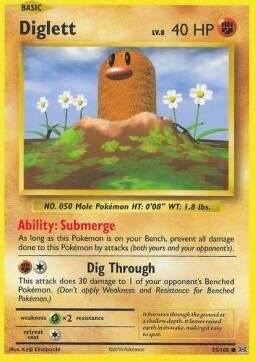 Carta pokemon Diglett (EVO 55)-EVOLUZIONI-C - lingua ITA-condizione NM