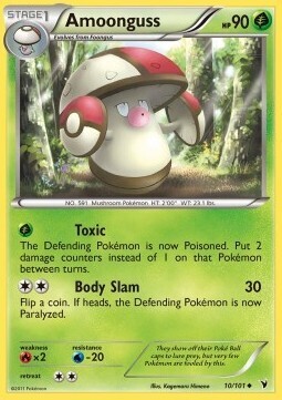 Carta pokemon Amoonguss (NVI 10)-VITTORIE REGALI-U - lingua ITA-condizione EX