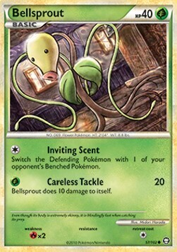 Carta pokemon Bellsprout (TM 57)-BATTAGLIE TRIONFALI-C - lingua ITA-condizione LP