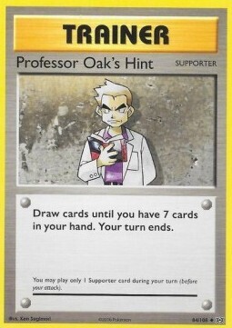 Carta pokemon Consiglio del Professor Oak (EVO 84)-EVOLUZIONI-U - lingua ITA-condizione NM