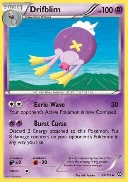 Carta pokemon Drifblim (STS 47)-STEAM SIEGE-U - lingua ITA-condizione NM