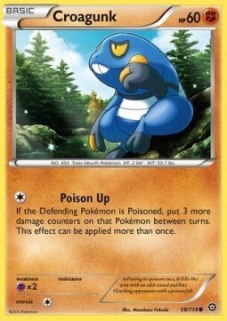 Carta pokemon Croagunk (STS 58)-STEAM SIEGE-C - lingua ITA-condizione NM