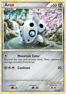 Carta pokemon Aron (TM 56)-BATTAGLIE TRIONFALI-C - lingua ITA-condizione EX