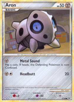Carta pokemon Aron (UD 42)-SENZA PAURA-C - lingua ITA-condizione GD