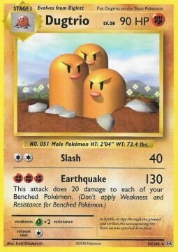 Carta pokemon Dugtrio (EVO 56)-EVOLUZIONI-R - lingua ITA-condizione NM