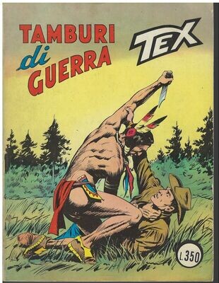 Tex tre stelle N.123 - Tamburi di guerra