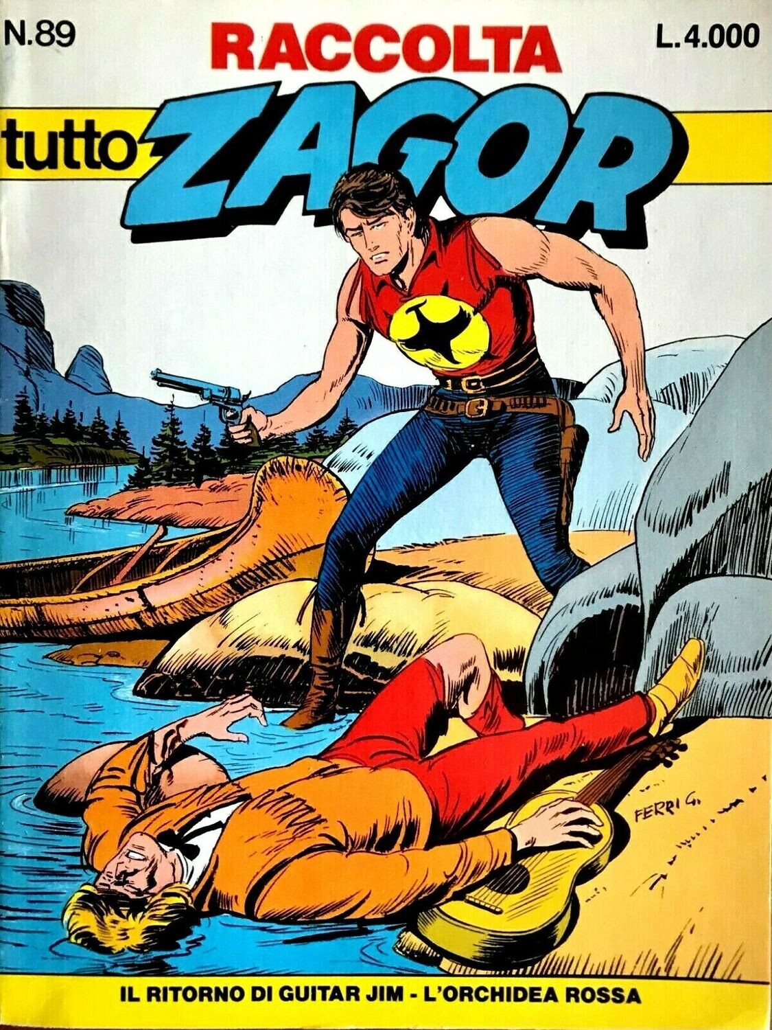 Tutto Zagor Raccolta N.89 - IL RITORNO DI GUITAR JIM - L'ORCHIDEA ROSSA