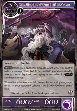 Merlin, the Wizard of Distress- FOW -SKL-ITA-NM-foil-full Art