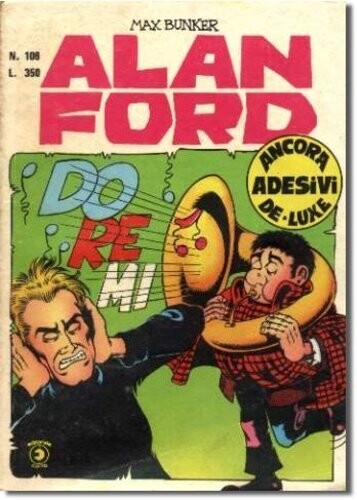 Alan Ford N.106 - Do-Re-Mi - editoriale corno (contienene gli adesivi)