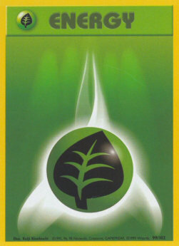 Carta pokemon Energia Erba (BS 99)-SET BASE-C - lingua ITA-condizione PL