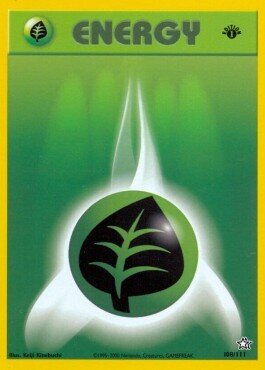 Carta pokemon Energia Erba (NG 108)-NEO GENESIS-C - lingua ITA-condizione EX