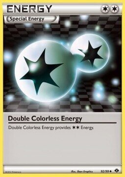 Carta pokemon Energia Incolore doppia (NXD 92)-DESTINI FUTURI-U - lingua ITA-condizione EX