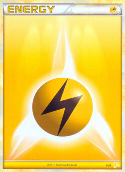 Carta pokemon Energia Lampo #03 (TK4 yellow-7)-HS TRAINER KIT-C - lingua EN-condizione EX