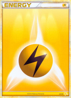 Carta pokemon Energia Lampo #11 (TK4 yellow-23)-HS TRAINER KIT-C - lingua EN-condizione EX