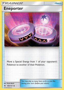 Carta pokemon Energitrasporto (FLI 106)-FORBIDDEN LIGHT-U - lingua ITA-condizione NM