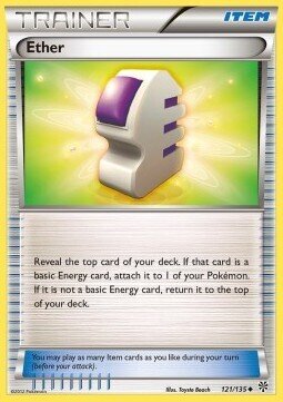 Carta pokemon Etere (PLS 121)-URAGANO PLASMA-U - lingua ITA-condizione EX