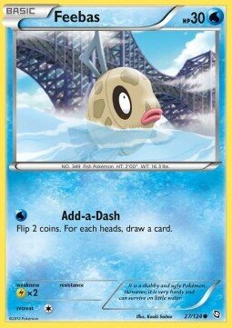 Carta pokemon Feebas (DRX 27)-STIRPE DEI DRAGHI-C - lingua ITA-condizione EX