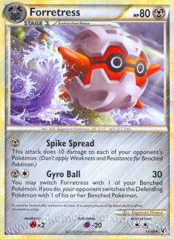 Carta pokemon Forretress (Spike Spread) (UD 13)-SENZA PAURA-R - lingua ITA-condizione EX