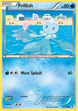 Carta pokemon Frillish (BCR 44)-CONFINI VARCATI-C - lingua ITA-condizione EX