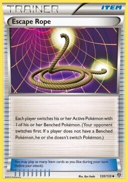 Carta pokemon Fune di Fuga (PLS 120)-URAGANO PLASMA-U - lingua ITA-condizione EX
