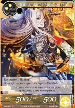 Grimm, the Heroic King of Aspiration- FOW -MOA-ITA-NM
