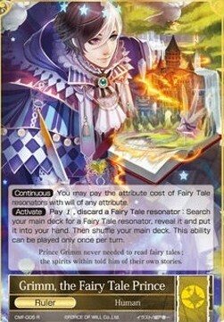 Grimm, the Fairy Tale Prince- FOW -CMF-ITA-NM-foil
