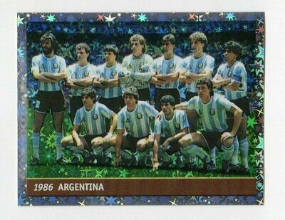 Figurina - DS - France 98 - Squadra Argentina 1986 N.12 - Nuova - ITALIA