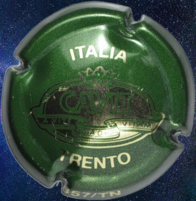 Caspula spumante - Cavit Trento Verde e oro -italia Usata