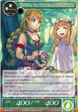 Christie, the Warden of Sanctuary- FOW -MOA-ITA-NM
