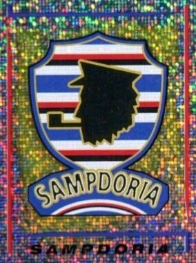 Figurina - Calciatori Panini 1998-99 - Sticker 323 Sampdoria Gagliardetto -   Nuova - ITALIA