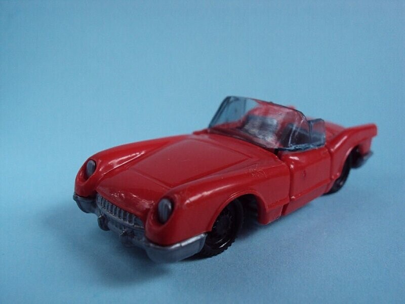 kinder sorpresa K96  N°89  - AMERICAN CAR - CORVETTE ROSSA