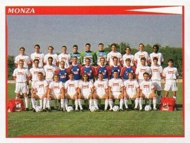 Figurina - Calciatori Panini 1998-99 - Sticker 530 Monza Squadra -   Nuova - ITALIA