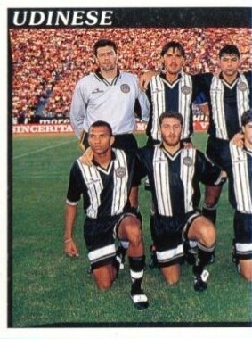 Figurina - Calciatori Panini 1998-99 - Sticker 347 Udinese Squadra parte A -   Nuova - ITALIA