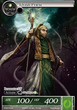 Elvish Priest- FOW -PR-ITA-NM-foil-full Art