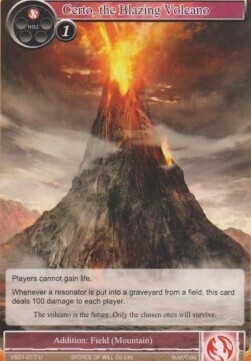 Certo, the Blazing Volcano- FOW -VS01-ITA-NM