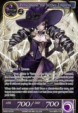 Persephone, the Nether Empress- FOW -PR-ITA-NM-foil-full Art