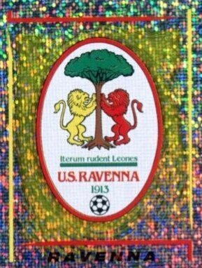 Figurina-Calciatori Panini 1998-99 - Sticker 556 Ravenna Gagliardetto-   Nuova