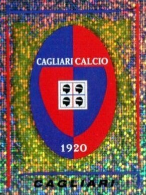 Figurina-Calciatori Panini 1998-99 - Sticker 47 Cagliari Gagliardetto-   Nuova