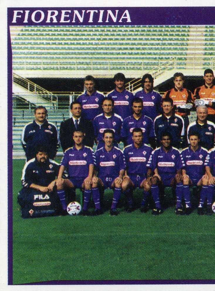 Figurina-Calciatori Panini 1998-99 - Sticker 94 Fiorentina squadra sez A-  Nuova