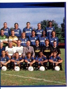 Figurina-Calciatori Panini 1998-99 - Sticker 118 Inter Squadra parte A-  Nuova