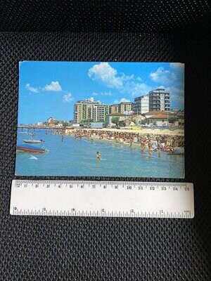 Cartolina Formato Grande - Follonica (GR) Spiaggia - colori