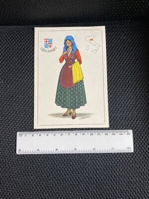 Cartolina Formato Grande Costume regionale Emilia Romagna Non Viaggiata 1962