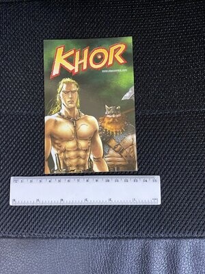 Cartolina Pubblicitaria fumetto Khor Non Viaggiata-colori