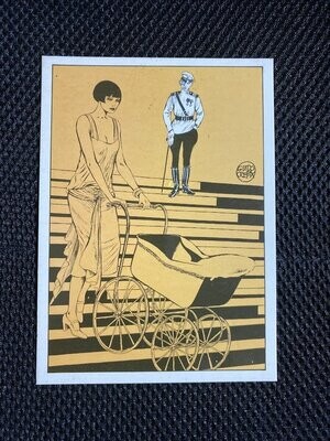Cartolina Formato Grande Fumetto Guido Crepax 