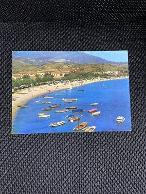 Cartolina Formato Grande Isola d'Elba (LI) Marina di Campo Spiaggia Viaggiata 1967