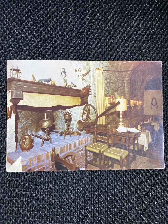 Cartolina Formato Grande Sinalunga (Si)Osteria delle grotte Non Viaggiata-colori