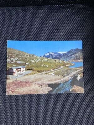 Cartolina Formato Grande Passo Gavia (BS) Rifugio Bonetta Viaggiata 1966-colori
