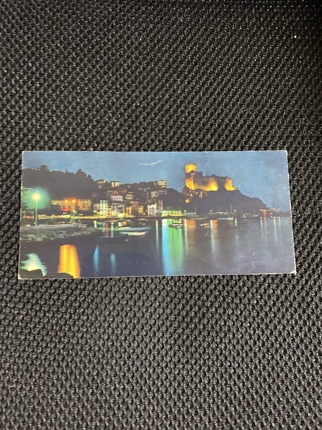 Cartolina Formato Piccolo Lerici (SP) Notturno Viaggiata -colori